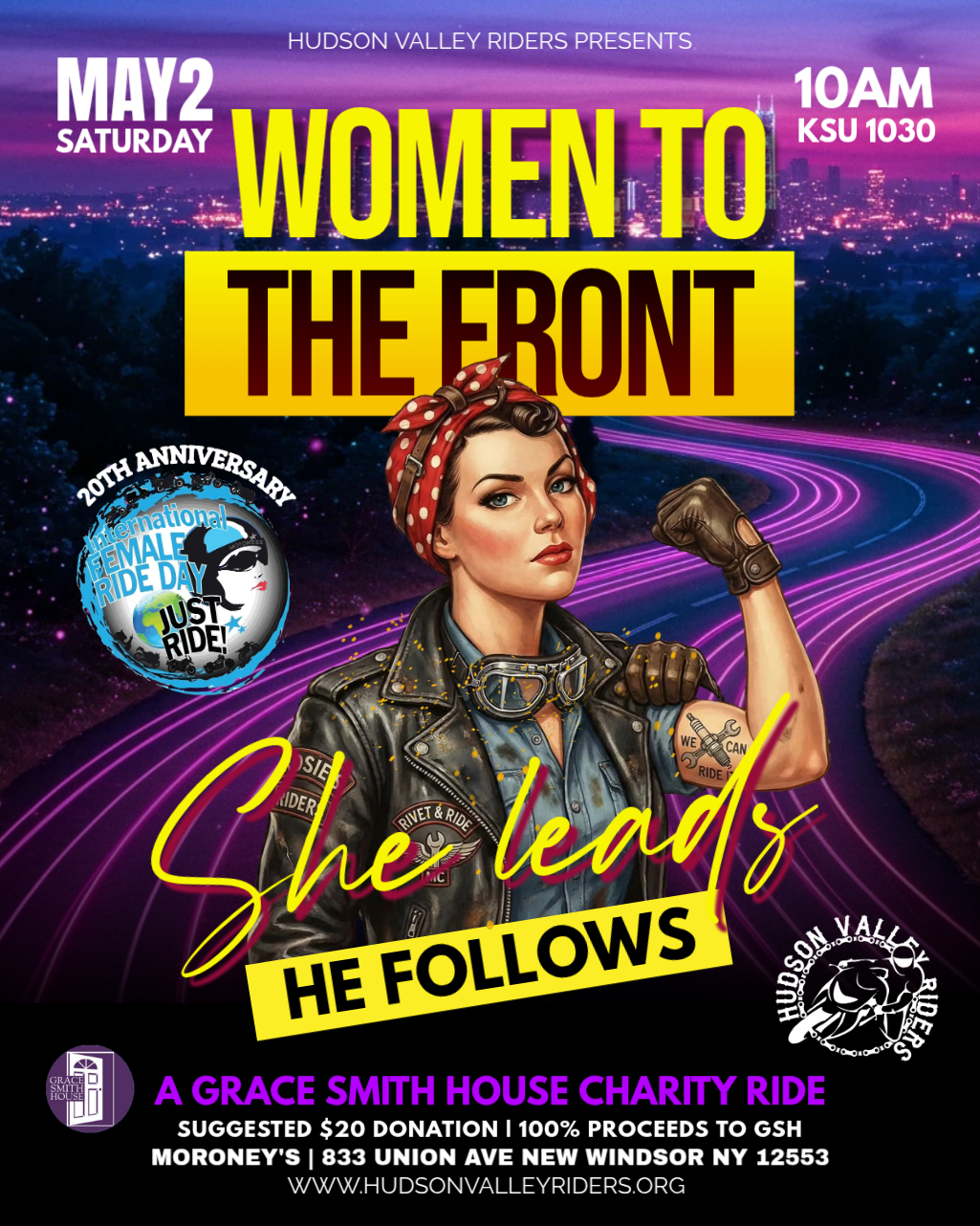International Female Ride Day Flyer